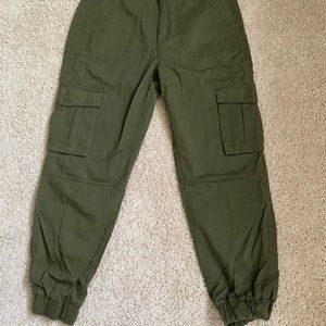 Women's Green Cargo Pants